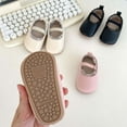 thumbnail image 6 of Darzheoy Baby Boys Girls Shoes Leather Soft Rubber Sole Sneakers Non-Slip Toddler Ankle Boots Infant Walking Shoes Moccasins 5-18 Months, 6 of 8