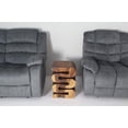 thumbnail image 4 of Haussmann® Wood Wave Verve Accent Snake Table 14x14x20 in H Walnut Oil, 4 of 4