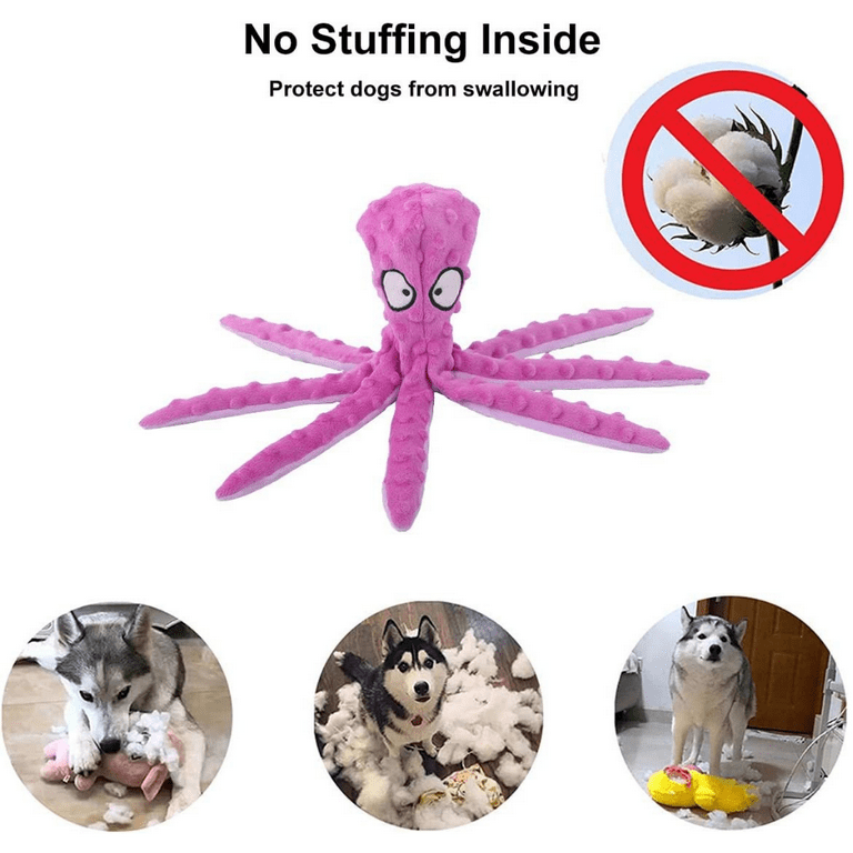 PrimePets 3Pcs Plush Dog Toy Set, Cute Taco Dog Squeaky Toys for Small  Medium Dogs