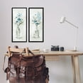 thumbnail image 2 of Stupell Industries Elegant Indigo Lilac Flower Jars Soft Light Watercolor,10 x 24, Design by Carol Robinson, 2 of 5