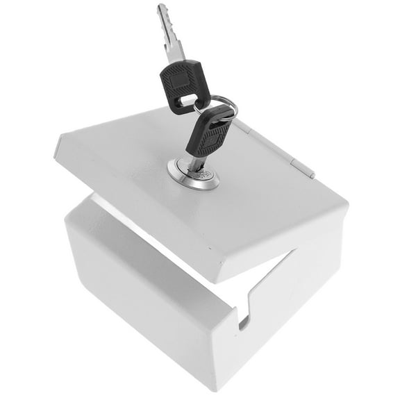 Hemobllo Light Grey Lockable Electric Outlet Cover for Wall Mounted Socket Protection