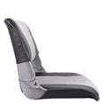 thumbnail image 2 of Horizon Manufacturing Composite Folding Back Boat Seat with Replaceable Cushions Shell, Grey & Charcoal, 2 of 4