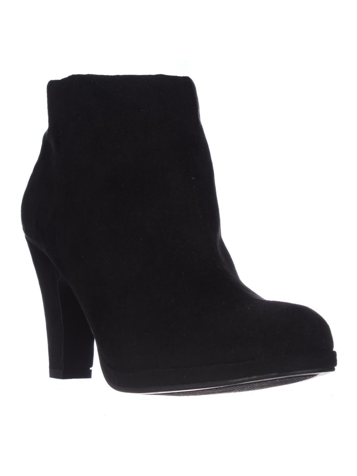 Womens Rampage Benzley Ankle Boots, Black - Walmart.com