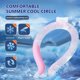 thumbnail image 4 of ¡Descuento del Día!, Anillo de hielo portátil para colgar en el cuello, con control de temperatura natural, para deportes al aire libre en verano, con anillo de cuello fresco de 130 ml Akmoler, 4 of 9