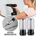 thumbnail image 3 of Rotary Hammer Adapter with Impact Drill Bits Set, Rotary Hammer Adapter – Converts Electric Wrench to Drill, Carbon Steel, Includes Buffer for Impact Absorption, 3 of 9