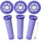 thumbnail image 1 of Paquete de 6 Filtros de Vacío de Repuesto para Dyson DC41 DC41 DC65 DC66 Vacuum, Paquete de 3 Filtros Posteriores y Paquete de 3 Filtros Previos, 1 of 7