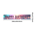 thumbnail image 3 of Illuminated Happy Birthday Banner Backdrop Party Decors for Birthday Party Celebrations Photography Props Photo Booth Backgrounds, 3 of 8