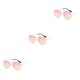 thumbnail image 1 of Minnieouse Gafas de sol poligonales con montura pequeña a la moda para hombre y mujer, lentes polarizadas, protección , cómodas, doradas, rosas Type1 NO1, 1 of 6