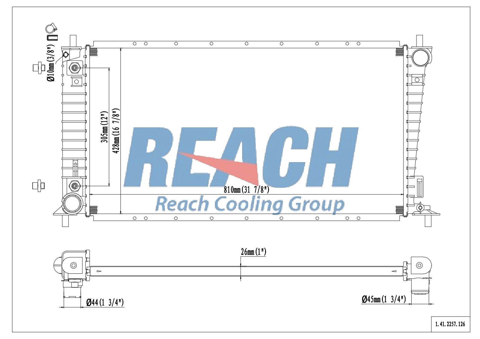 REACH Radiator 41-2257
