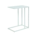 thumbnail image 3 of Pemberly Row Contemporary Rectangular Metal Tray Table in White, 3 of 4