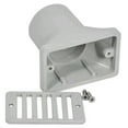 thumbnail image 3 of Aquastar Pool GDD103 2 x 4 in. Gutter & Deck Drain Grate & Base, Light Gray, 3 of 3