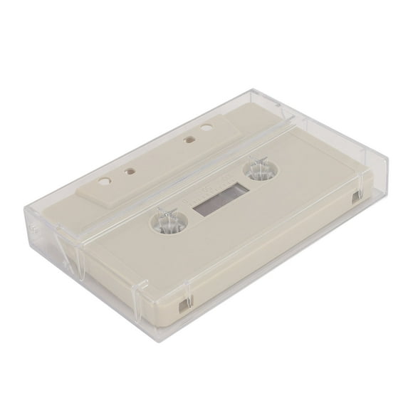 Cassette Vierge de 45 Minutes - Ruban Audio de Qualité Supérieure avec Étui Transparent pour Musique, Voix et Conférences, Paquet Simple, 45 Min