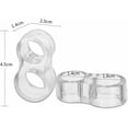 thumbnail image 2 of 6 Pcs Butée de Porte pour Poignées en PVC/petite Butée de Porte en Silicone/butée de Porte Non Toxique Transparente, 2 of 5