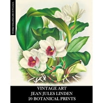 Vintage Art: Jean Jules Linden: 20 Botanical Prints: Orchid Ephemera for Framing, Home Decor, Collage and Decoupage, (Paperback)