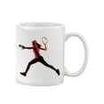 thumbnail image 2 of Tennis Woman Mug - SPIdeals Designs,, 2 of 4