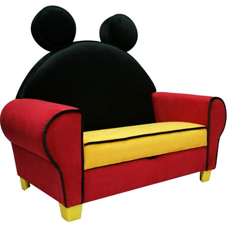 sillon mickey disney mickey mouse deluxe sofa with storage walmart sillon mickey disney mickey mouse deluxe sofa with storage walmart