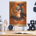 thumbnail image 6 of Luxe Metal Art 'Witch' by David Galchutt, Metal Wall Art, 12"x16", 6 of 7