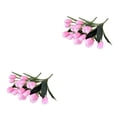 thumbnail image 3 of Advancent 2 uds flores artificiales tulipanes de seda Real Touch simulación nupcial mano Faux flor decoración fiesta arreglos Type1 NO1, 3 of 6