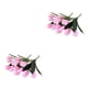 thumbnail image 2 of Ramo de flores artificiales Advancent 9 cabezas 2 uds tulipanes falsos decoración Rosa, 2 of 6