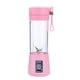 thumbnail image 1 of Máquina exprimidora eléctrica portátil, licuadora multifunción USB de 380ml para zumo de frutas, rosa Advancent HA4689-04B, 1 of 7