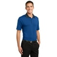 thumbnail image 4 of Port Authority Fine Stripe Performance Polo-S (Seaport Blue/ Dress Blue Navy), 4 of 6