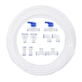 thumbnail image 1 of Tubo de agua de 3/8 pulgadas OD de conexi&oacute;n r&aacute;pida de empuje para conectar 10 piezas+tubo blanco de agua RO de 3/8 pulgadas, 10 m (32 pies), 1 of 4