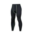 thumbnail image 3 of NAFUU Men's Sports Running Set Mens Compression Shirt Pants Tight Long Sleeve Fitness Tracksuit Quick Dry Workout Gym Yoga Suits Fashion Handsome Outfit, 3 of 7