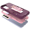 thumbnail image 3 of CoverON For Samsung Galaxy S22 Case, Military Grade Heavy Duty Full Body Phone Kickstand Cover - Purple, 3 of 9