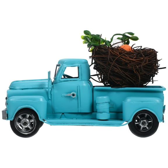 KAKOWELY Pickup Truck Decor Metal for Office Workers Living Room Display 1 Set 6.6x7.5x16.7in