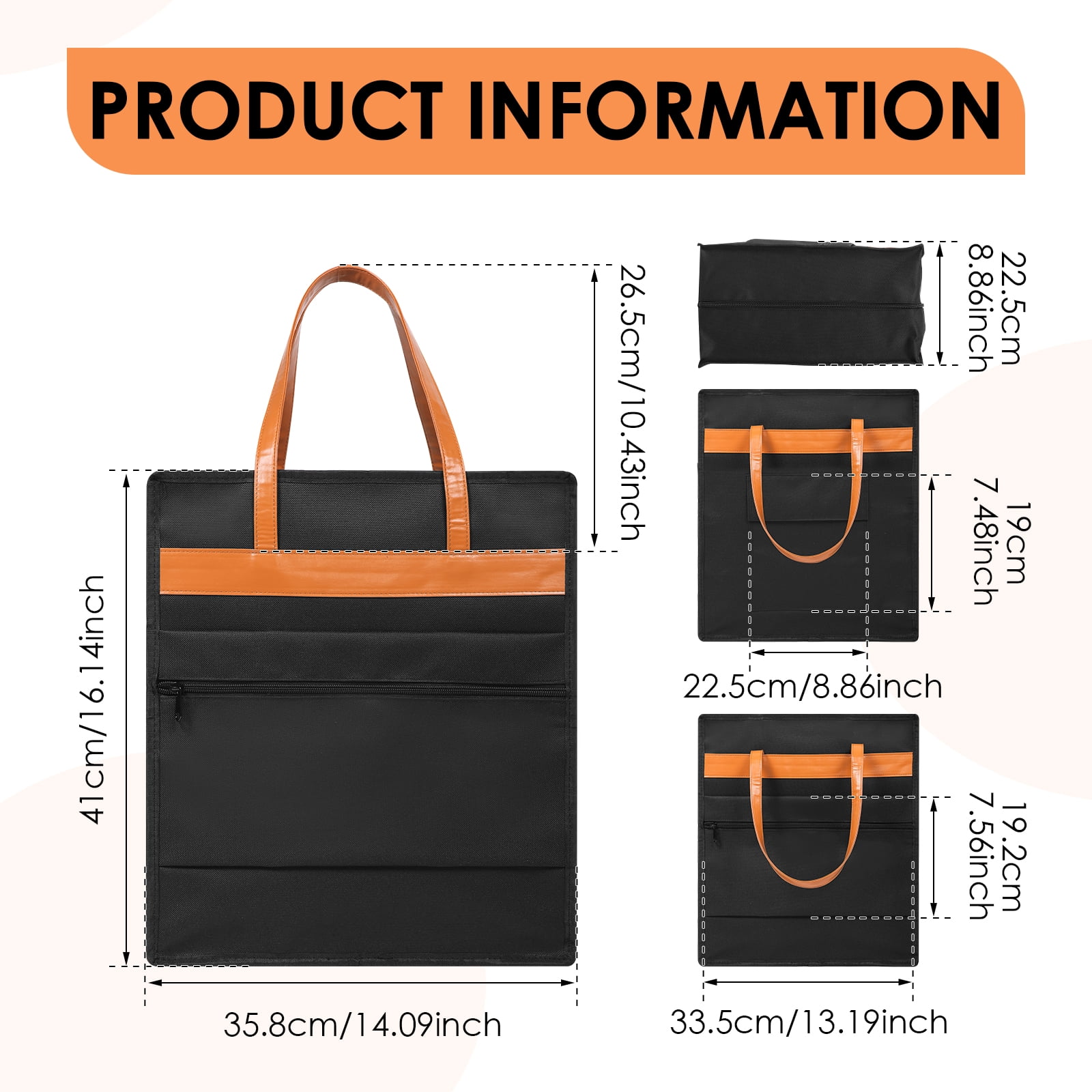 Wekvgz Shoe Bags with Pockets Zipper and Handle Large Capacity Travel Shoe Bag Organizer Waterproof Underwear Travel Bags for Luggage
