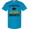 thumbnail image 3 of Inktastic Congrats My Daddy Graduated with Cap T-Shirt, 3 of 5