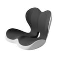 thumbnail image 4 of Cojín para respaldo de asiento de coche, antideslizante, portátil, ergonómico, para comer Gris, 4 of 9
