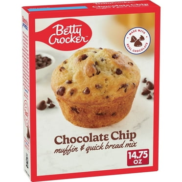 ( 2 Pack ) Betty Crocker Chocolate Chip Muffin and Quick Bread Mix, 14.75 oz.