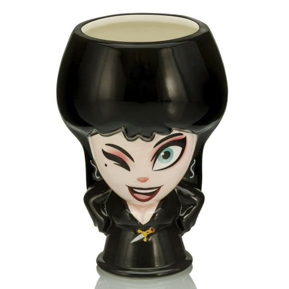 Taza de cerámica Geeki Tikis con forma de linda Elvira, 500 ml