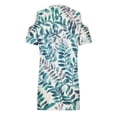 thumbnail image 6 of Roncen Sundresses for Women Beach Vacation 2026 Spring Cover Ups Short Sleeve T Shirt Dress Cold Shoulder Summer Dresses, 6 of 6