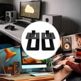 thumbnail image 5 of Studio Floor Monitor Stand, Bookshelf Speaker Stand with Thickened Structure, 5 of 5