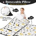 thumbnail image 3 of Multicolor Christmas Pattern Toddler Nap Mats for Kids Preschool,59"x22" Sleeping Mat Bag or Kids,Toddler Sleeping Bag,Toddler Nap Mat or Daycare, 3 of 6