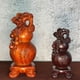 thumbnail image 2 of Large rosewood carved gourd ornament, solid wood, symbolizing good fortune and prosperity, suitable for home living room, Chinese style decorative crafts and gifts for business openings., 2 of 3