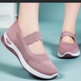 thumbnail image 5 of Domuza Orthopedic Casual Shoes for Women Arch Support Slip on Non Slip Tennis Shoes Wide Mesh Stretch Hiking Shoes Soft 2026 Orthopedic Shoes Pink 5.5（EU-36）, 5 of 6