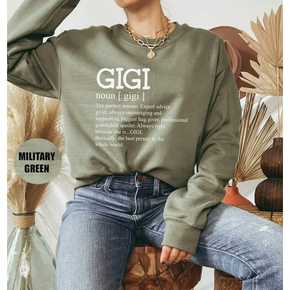 Gigi Sweatshirt, Gigi Definition Sweatshirt, Grandma Hoodie, Gift For Grandma, Mother's Day Sweatshirt, Funny Grandma Gift