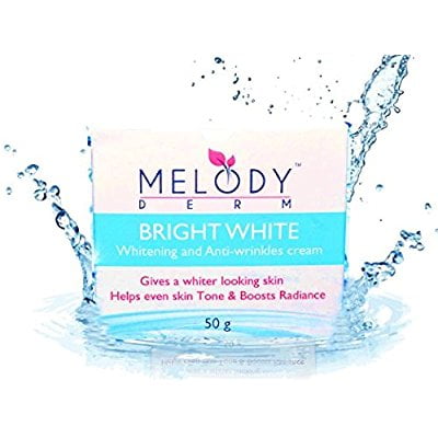 melodyderm crème blanche brillante - la meilleure crème pour blanchir et éclaircir la peau - avec de la vitamine b3 et collag