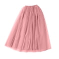 thumbnail image 3 of Tennis Skirts for Women Summer Fashion Mid Length Tutu Dress Adult Mesh Skirt for Women Contemporary Evening Wear Unique Skirt Pink One Size, 3 of 3