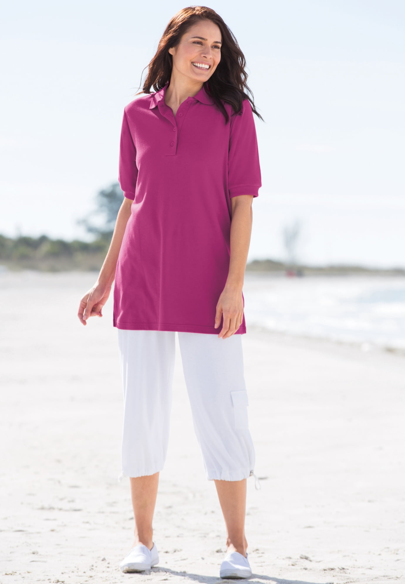 Woman Within Women's Plus Size Elbow 
