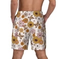 thumbnail image 4 of Goofa Sunflowers And Butterflies Printed Men's Swim Trunks Board Shorts Quick Dry Mens Swimming Trunks with Compression Liner,Breathable Fit Hawaii Beach Shorts-Small, 4 of 9