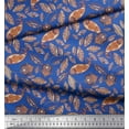 thumbnail image 2 of Soimoi Velvet Fabric Leaves & Floral Artistic Fabric Prints by Yard 58 Inch Wide, 2 of 3