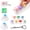 A, variant on Modular Keyboard Toy Shape Changeable Keyboard Clicker Keychain, Anxiety Relief Toy for Adults at Work schooI Travel Home, Modular Keyboard Fidget Toy, H