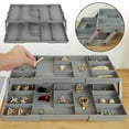 thumbnail image 1 of Home Textile Storage - Two Layer Foldable Drawer Organizer for Expanded Cosmetic and Jewelry Storage Rack with Efficient Organization for Home Use, 1 of 8