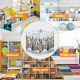 thumbnail image 5 of Foldable Fabric Storage Bin Home Cubes Clothing Organizer Bins Large Collapsible Box Basket for Home Organizer Cozy Winter Town with Snow, 5 of 7