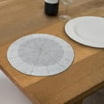 thumbnail image 3 of Placemat Rond Perlé De Noël Blanc - Ensemble De 4, 3 of 4