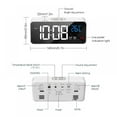 thumbnail image 2 of Forzero Portable Led Digital Alarm Clock For Bedroom, Home And Travel, 2 of 6
